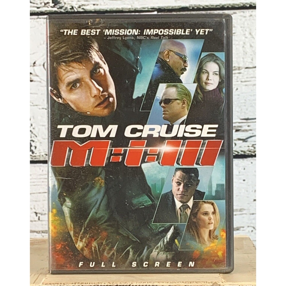 Mission: Impossible III (DVD,‎ 2006 Full) Tom Cruise, Philip Seymour Hoffman